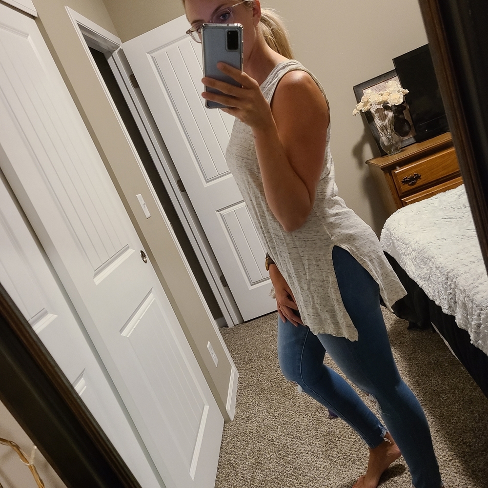 Gray tunic